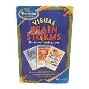 THINKFUN Visual Brainstorms The Smart Thinking Game 100 Puzzle Cards